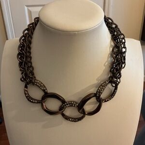 Bronze Tone Multi-Strand Necklace
